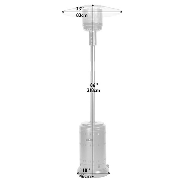 Paramount Black Patio Heater